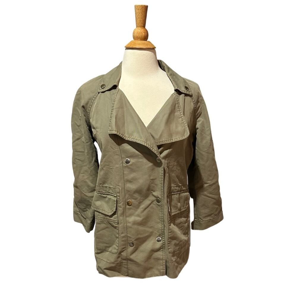 Tommy Hilfiger Utility 3/4 Sleeve Double Button Jacket O4